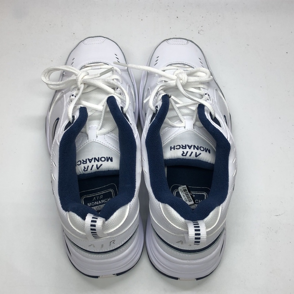 Mens Nike Air Monarch IV White/Grey 415445-102 USED Size 11 - Picture 5 of 10